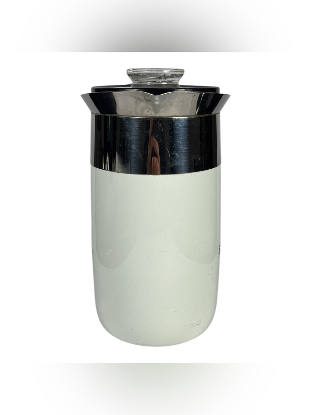 Corning Ware Blue Cornflower 10 Cup Electric Percolator Coffee Pot Complete - Picture 5 of 8